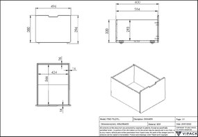 PINO SET DE 3 SERTARE PENTRU Pat copii MATRIMONIAL H85CM ALB