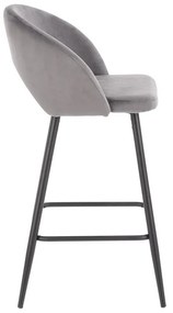Scaun de bar Barnes, gri