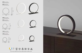 Lampa de masa LED design modern minimalist KITESURF medium neagra