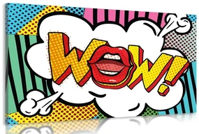 Tablou în stil pop art - WOW!