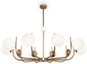 Lustra suspendata cu 10 brate design elegant Randez-Vous MYMOD109PL-10BS