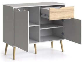 Comodă Tvilum Oslo, 99x82 cm, alb