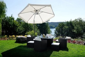 Umbrelă de gradină pliabilă 350cm Cream