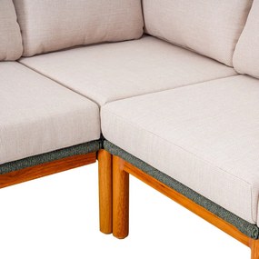 Set de colț de grădină AURO v4 cu 2 fotolii