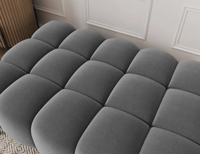 Taburet Tapitat cu Picioare Ferivo, 140x70x40 cm, dark gri plush – Sola 06