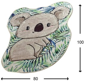 Covor de Copii  Koala Shape, Multicolor, 80x100 cm