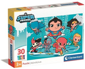 Liga Dreptății Mini Friends Puzzle DC Super Hero 30 de piese de Clementoni