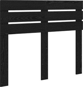 vidaXL Tăblie cap Stejar Negru 120 cm Lemn compozit