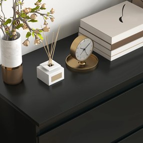 HOMCOM Comodă cu 3 sertare, mobilier de depozitare cu design curat pentru dormitor, interior, 80l x 39P x 73H cm | Aosom Romania