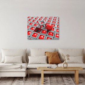 Tablou - Abstract metalic 3D (70x50 cm)