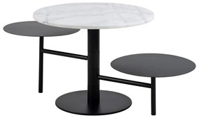 Măsuță de cafea albă rotundă ø 60 cm Lahti – Actona