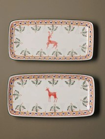 Set 2 platouri din ceramica, "Frimas"