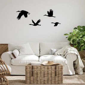 Accesoriu decorativ de perete metalic Stork