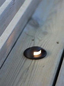 Markslöjd 107289 - Corp de iluminat LED încastrat pentru exterior GARDEN24 LED/0,8W/24V IP44 negru
