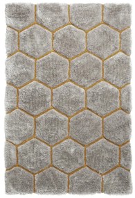 Covor Think Rugs Noble House, 150 x 230 cm, gri-galben