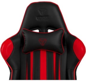 Scaun de joc negru/roșu Yenkee