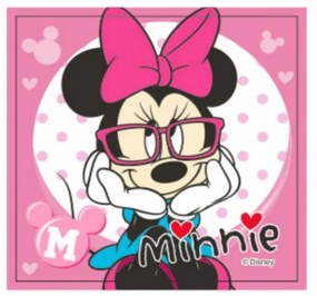 Sticker intrerupator Minnie cu ochelari 9x9 cm