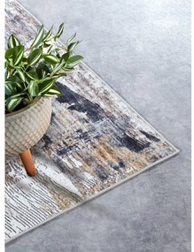 Covor gri deschis 160x230 cm Malard Anthracite Gold – Elle Decoration