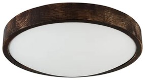 Brilagi - Plafonieră LED CARVALHO SLIM SMOKEY LED/36W/230V, stejar, diam. 37,5 cm