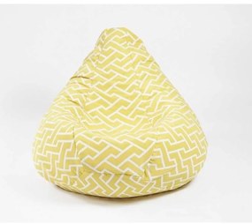 Fotoliu Nirvana Hobbit Pufrelax, Material Textil - Zippity Yellow