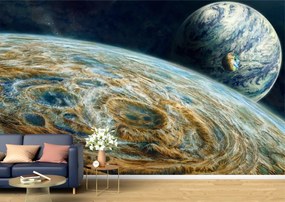 Tapet Premium Canvas - Planete in spatiu