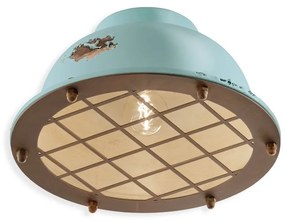 Plafoniera design retro realizata manual din ceramica INDUSTRIAL