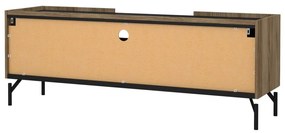 Comodă TV maro cu aspect de lemn de stejar 147x54x41 cm Bergen – Tvilum