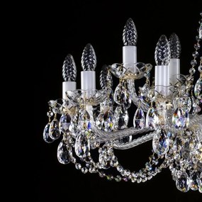 Candelabru 15 brate Cristal Bohemia Exclusive CAMERON XV.