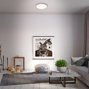 Plafonieră LED dimabilă RUNA LED/22W/230V argintiu Briloner 3704-014 + telecomandă