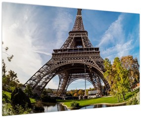Tablou - Turnul Eiffel colorat (90x60 cm)