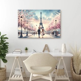 Tablou iubire sub Turnul Eiffel