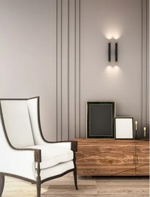 Open Design OR84573 - Aplica de perete Q 2xG9/3,5W/230V negru/auriu