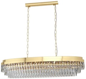 Lustră pe lanț VALPARAISO 13xE14/40W/230V aurie Eglo 39463