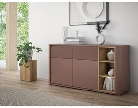 Comodă INAR, maro/stejar