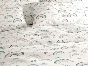 Lenjerie de pat din bumbac RAINUBI albă Dimensiunile lenjeriei: 70 x 90 cm | 140 x 200 cm