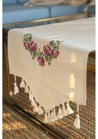 Napron de masă din bumbac 45x150 cm Cross – Oyo Concept