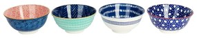 Set de 4 boluri ceramice Kitchen Craft, ø 16,5 cm