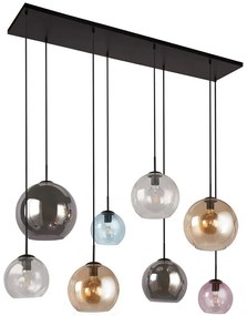 Lustra moderna suspendata design multicolor Mardi Gras II 8L