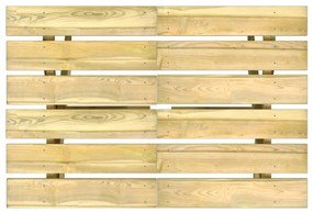 Set mobilier de gradina, 3 piese, lemn de pin tratat