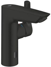 Grohe Eurosmart Baterie lavoar monocomanda cu infrarosu, baterie 6V fara mixare apa, senzor bidirectional, negru mat