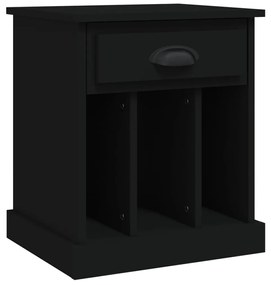 vidaXL Noptiere, negru, 43x36x50 cm