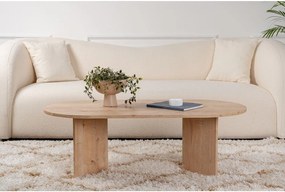 Măsuță de cafea în culoare naturală cu aspect de lemn de stejar 60x119 cm Sable – Kalune Design
