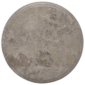 149191 vidaXL Blat de masă, gri, Ø40x2,5 cm, marmură