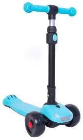 Trotineta copii cu roti luminoase din silicon NOVOKIDS™ Furious , cu melodii si lumini, 3 roti,pliabila, maner reglabil pe inaltime,maxim 50 kg,