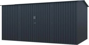 Căsuță de grădină pentru unelte, uși batante Avenberg HUNTER G1 4.1 x 2.6 m ANTRACIT