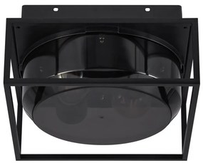 Plafoniera exterior IP44 design modern Griffin Smoked