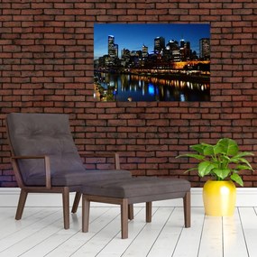 Tablou cu noaptea în Melbourne (90x60 cm)