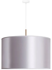Duolla - Lustră pe cablu CANNES 1xE27/15W/230V d. 50 cm argintie/cupru