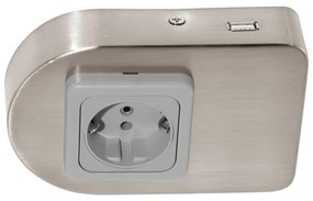 Priză încastrată în mobilier, incl. USB TAXANO Eglo 94662