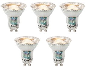 Set 5 becuri GU10 dimbare LED lamp 3W 200 lm 2200 - 6500K